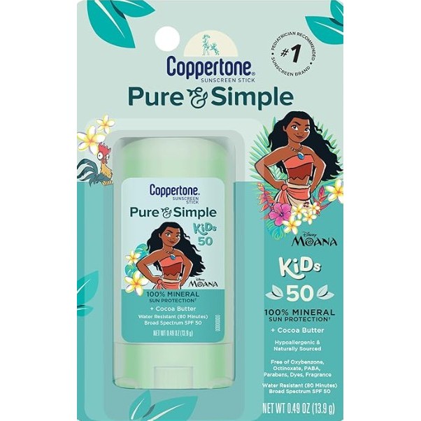 Protetor Solar Bastão Coopertone Kids Pure & Simple 50 - 13,9g