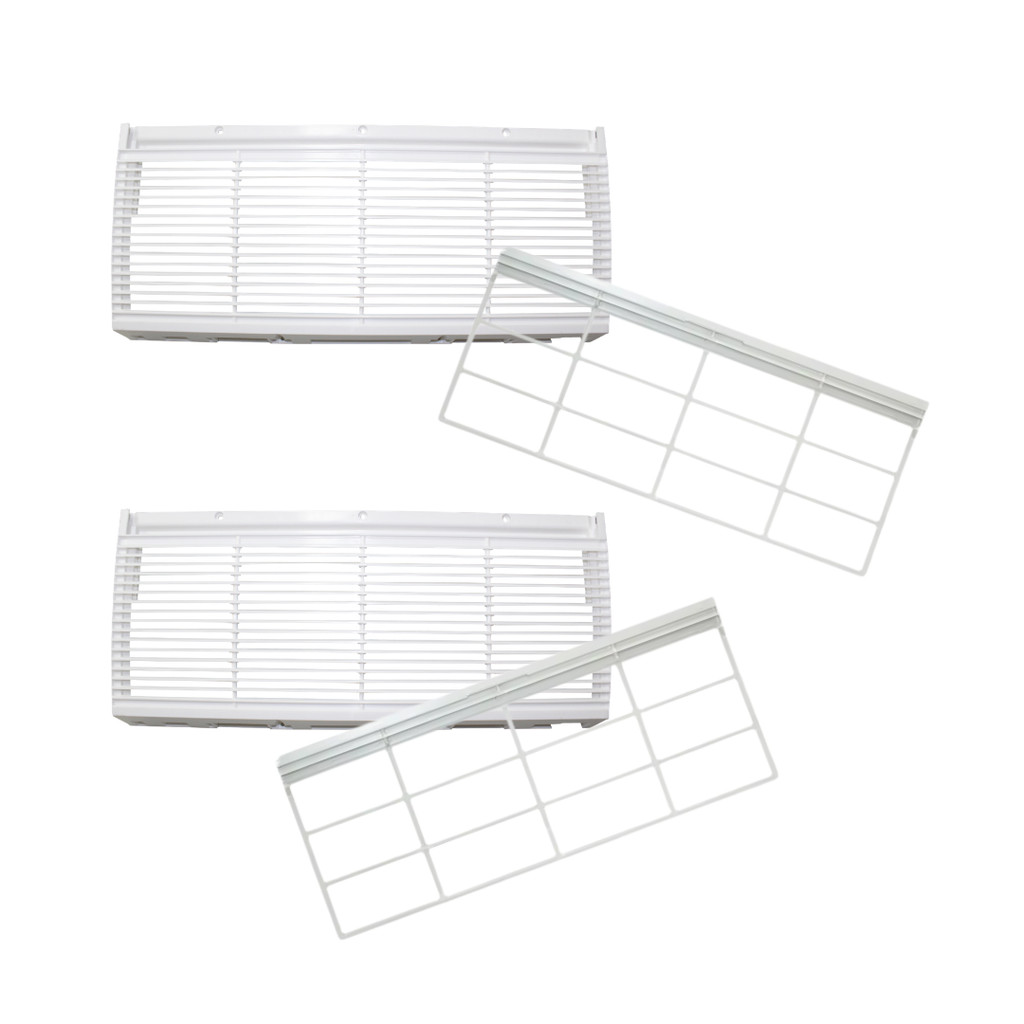 Kit 2 Grades Grelha Grande +2 Filtros Grande Piso Teto Space