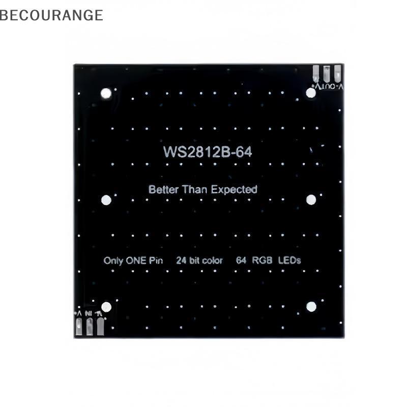 BEC WS2812 8x8 LED Matrix Full Color RGB Painel Módulo De Exibição De Pixel Programável Para Iluminação De Palco E Publi
