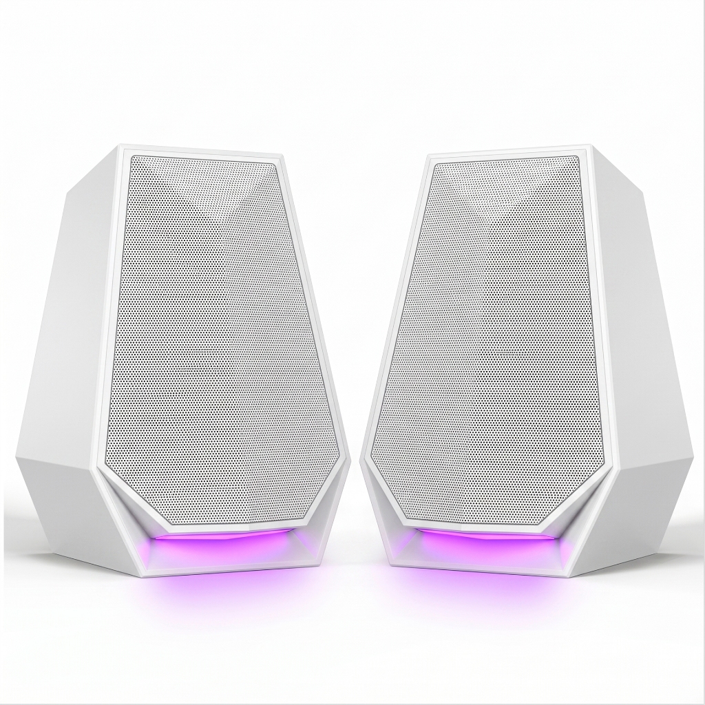 Caixa de Som Gamer Estéreo RGB Full-Range Wassay