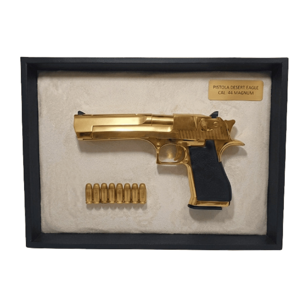 Quadro Decorativo Militar Desert Eagle .44 - 35cm x 25cm - Premium Luxo Sniper Militar