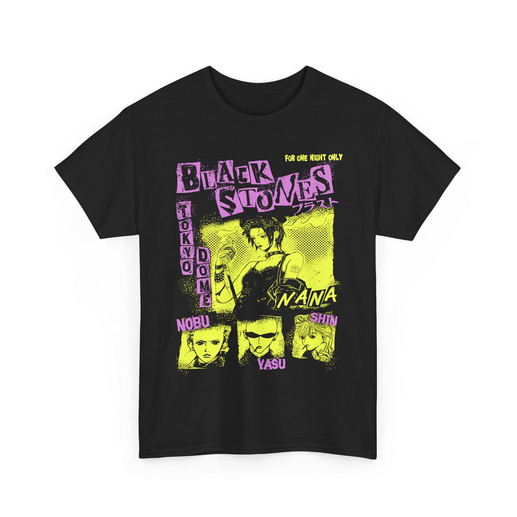 Camiseta Masculina Feminina Nana Black Stones Anime T‑shirt Unissex Streetwear Envio Imediato