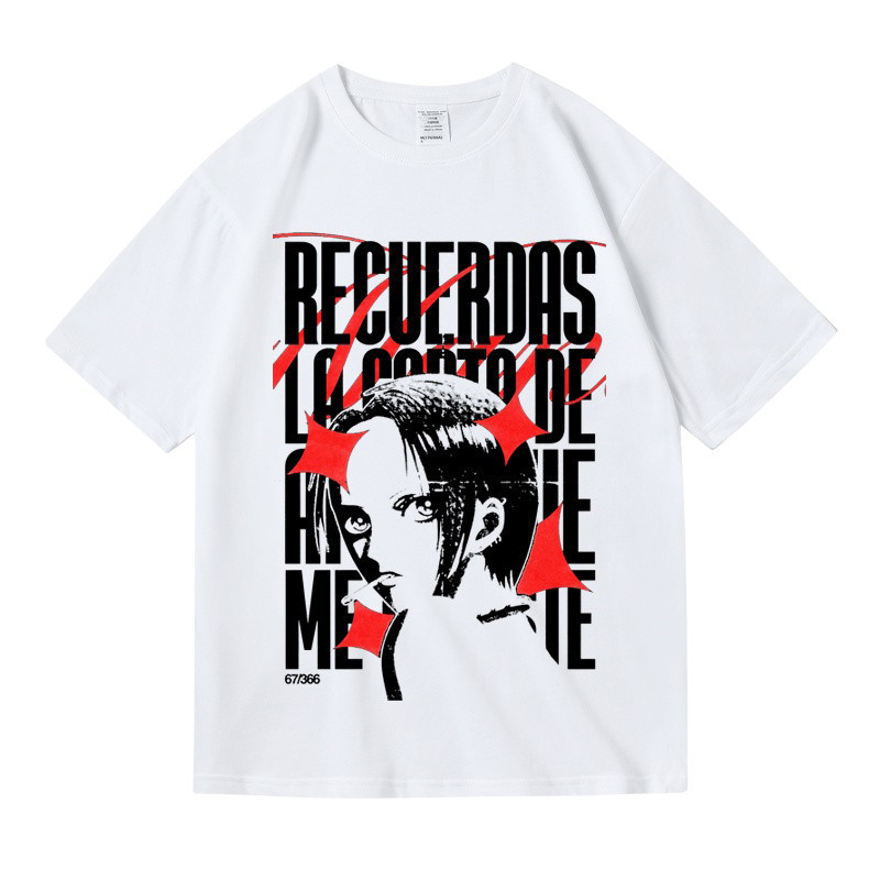 Camiseta estampada premium em puro algodão Camiseta Unissex Blast Nana Osaki Anime Japonesa Mangá Estilosa Confortável A