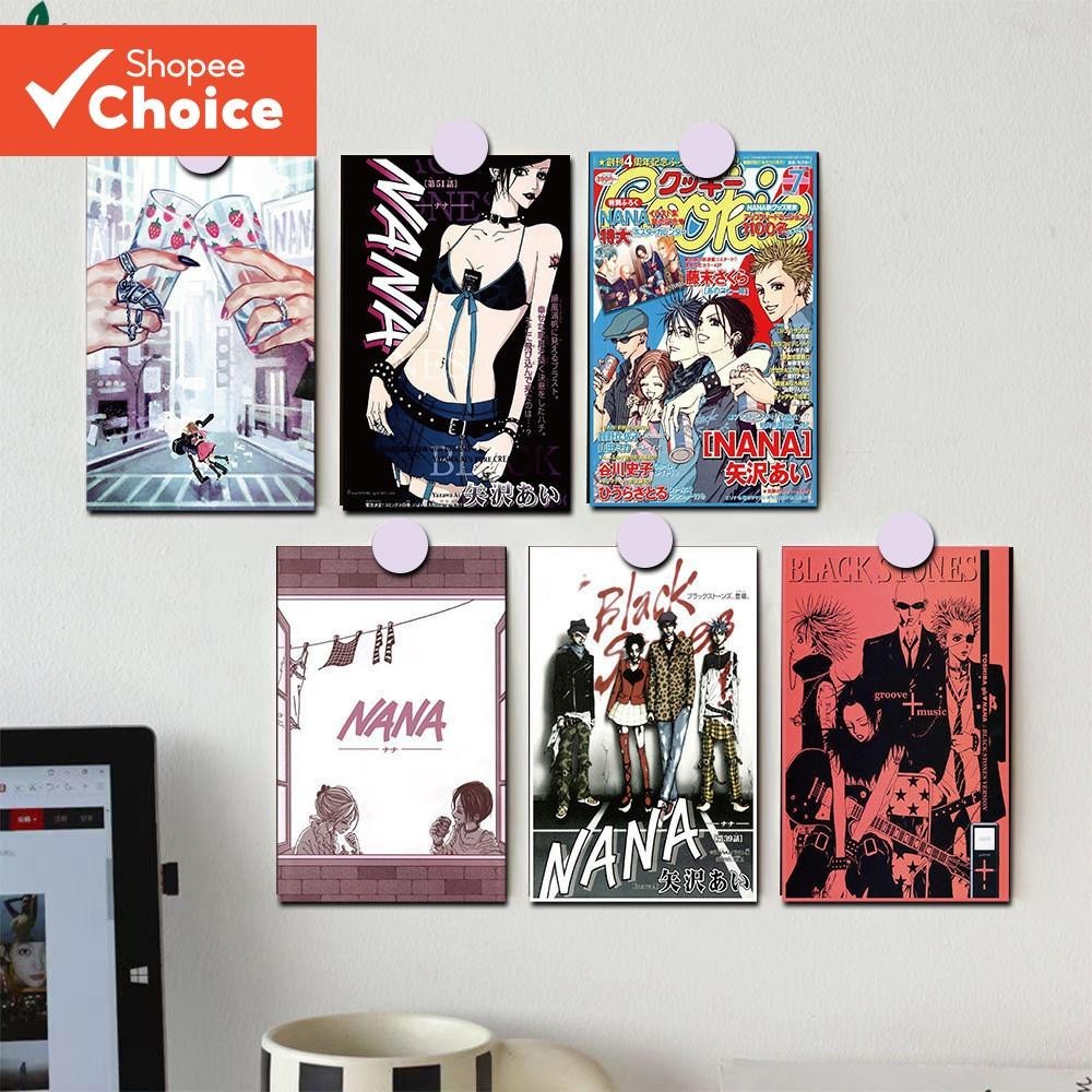 10 Pçs Clássico Anime NANA Cartaz De Parede Adesivos Decoração Do Quarto Para Meninas Adolescentes Arte Da Prin t Na Mod