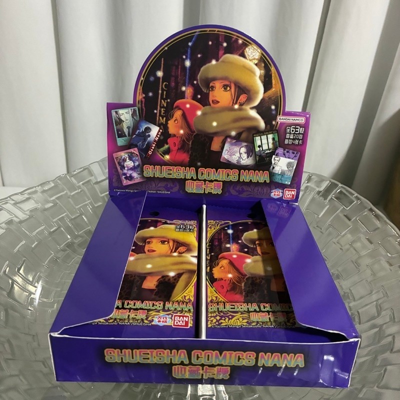 Booster Nana anime Cartas Colecionáveis Bandai Original Japão 4 Cartas