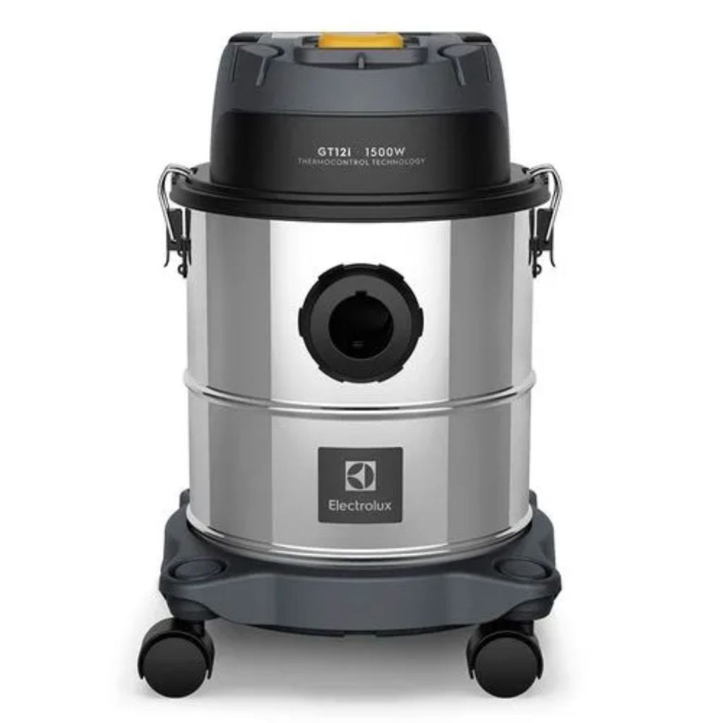 Aspirador de Pó e Água Inox Barril 12 Litros Potência 1500W Função Sopro Filtragem Dupla Electrolux
