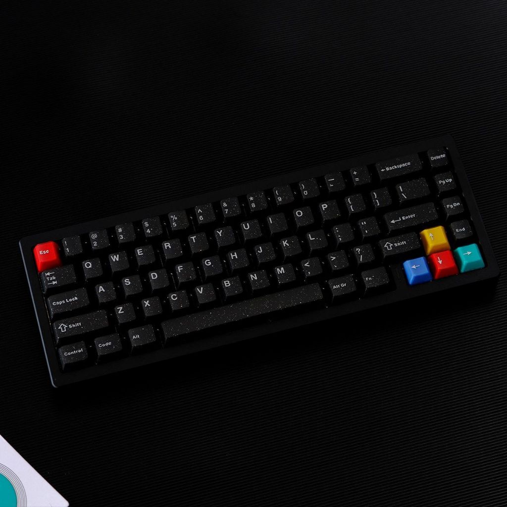 Neon Piscando Pó Keycaps ABS Duplo Tiro Cereja Perfil Keycap Personalizado Compatível Com Interruptores Gateron MX