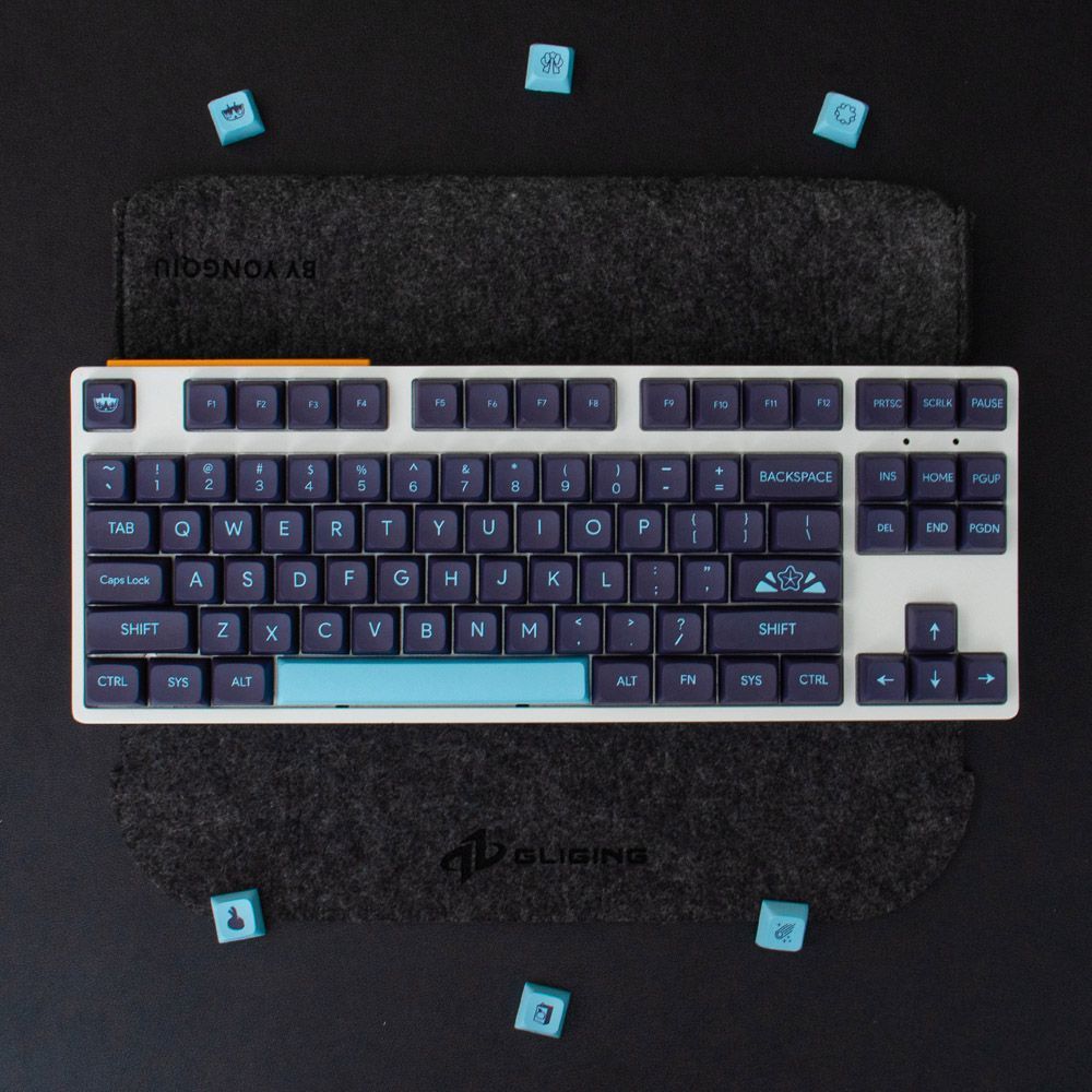 Comet Keycaps PBT Dye-sub XDA Profile Keycap Personalizados Compatíveis Com Interruptores Cherry Gateron MX