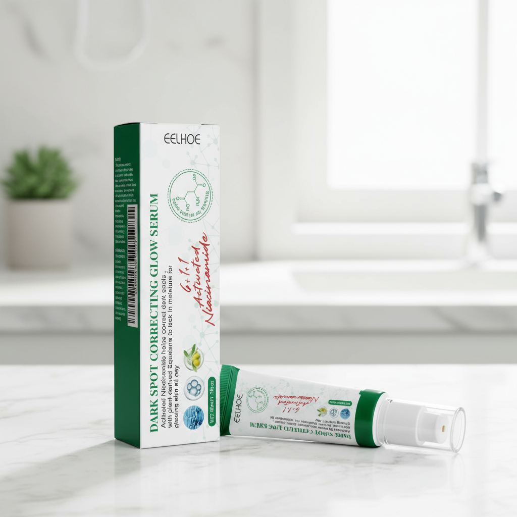 Eelhoe Dark Spot Correcting Glow Sérum para a pele facial clareia manchas, nutre, hidrata e ilumina a pele, essência de