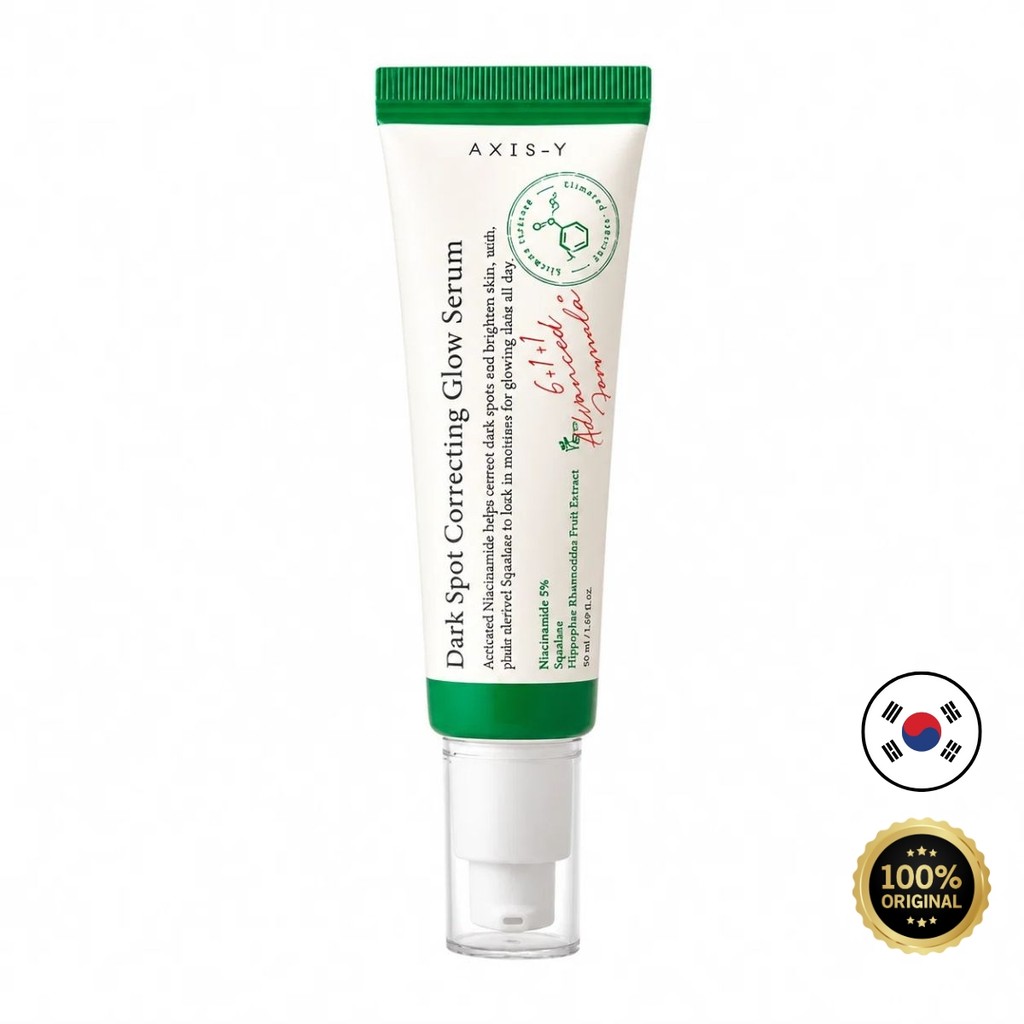 Axis-Y Dark Spot Correcting Glow Serum Facial Hidratante E Iluminador Coreano 50ml Skincare Original