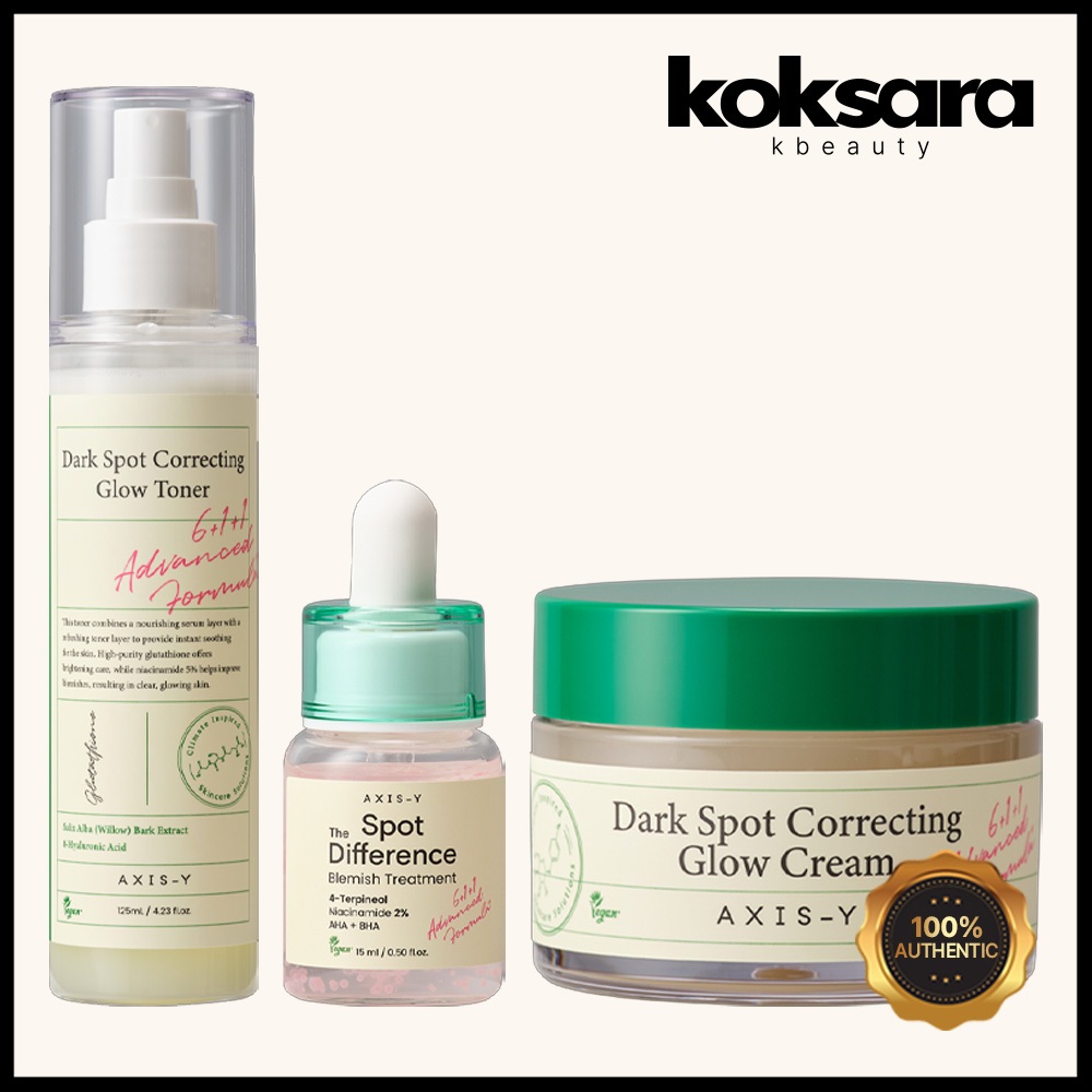 Dark Spot Glow Care Collection (Toner 125ml, Treatment 15ml, Cream 50ml)