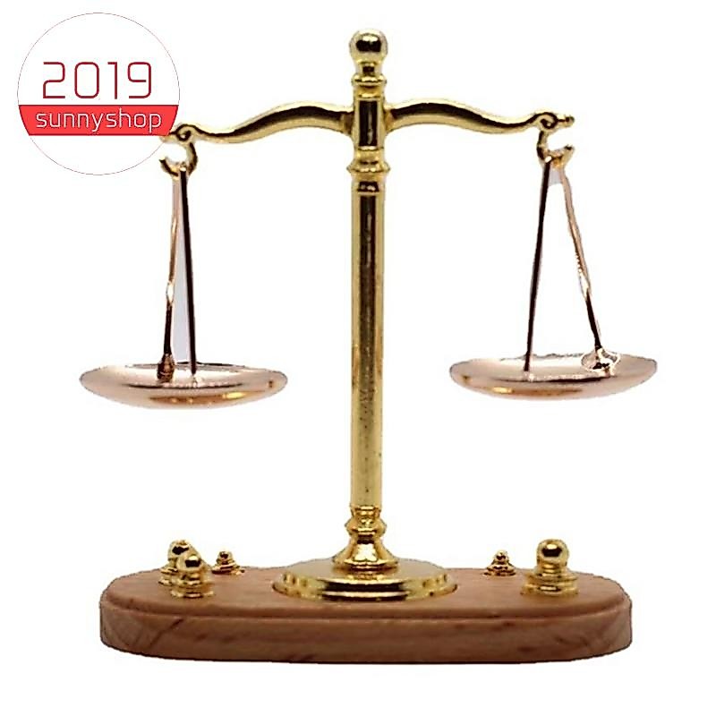 1 Pçs Vintage Balanças De Equilíbrio Ornamento Acessórios Em Miniatura Liga Zinco Metal Antigo Modelo Escala Justiça Esc