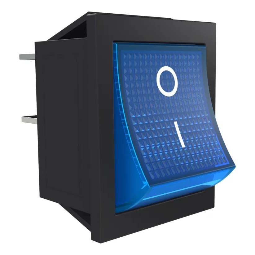 Botao Iluminado 16a 250v / 20a 125v Para Uso Geral