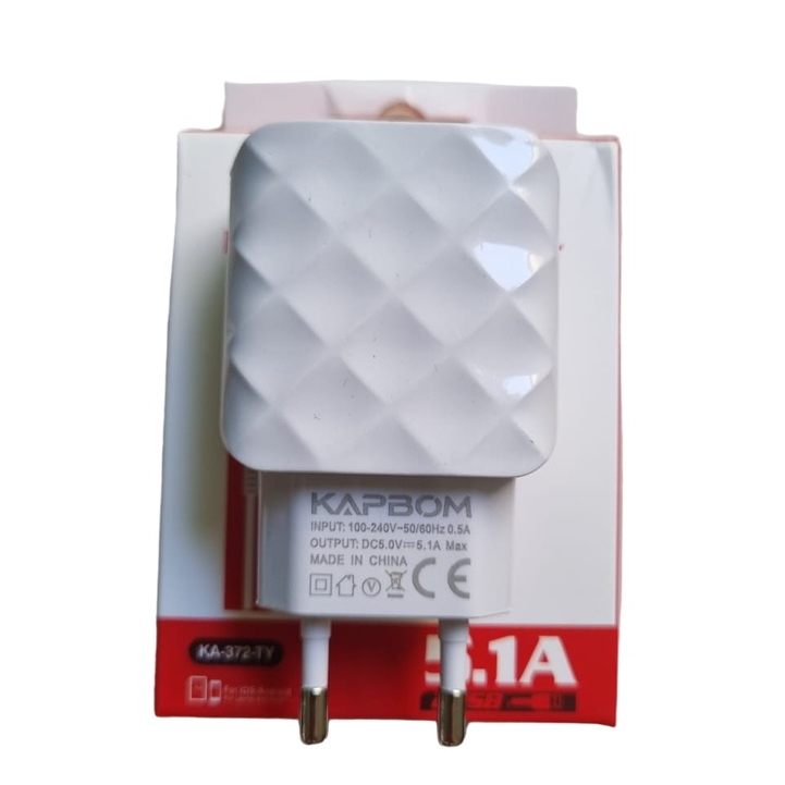 Carregador Dual Port 5.1A Turbo Tipo - C KA-372TY