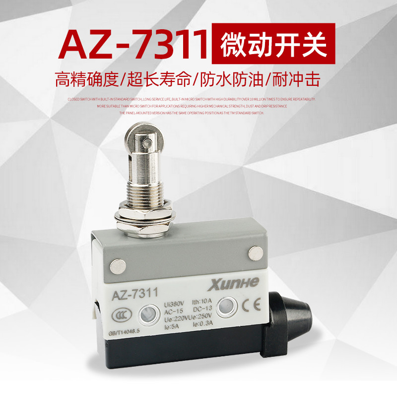 XUNHE XUNHE Stroke Limit TZ CZ AZ-7311 Micro Switch Coluna Reta com Rolo Auto-Réplica Contatos Prateados