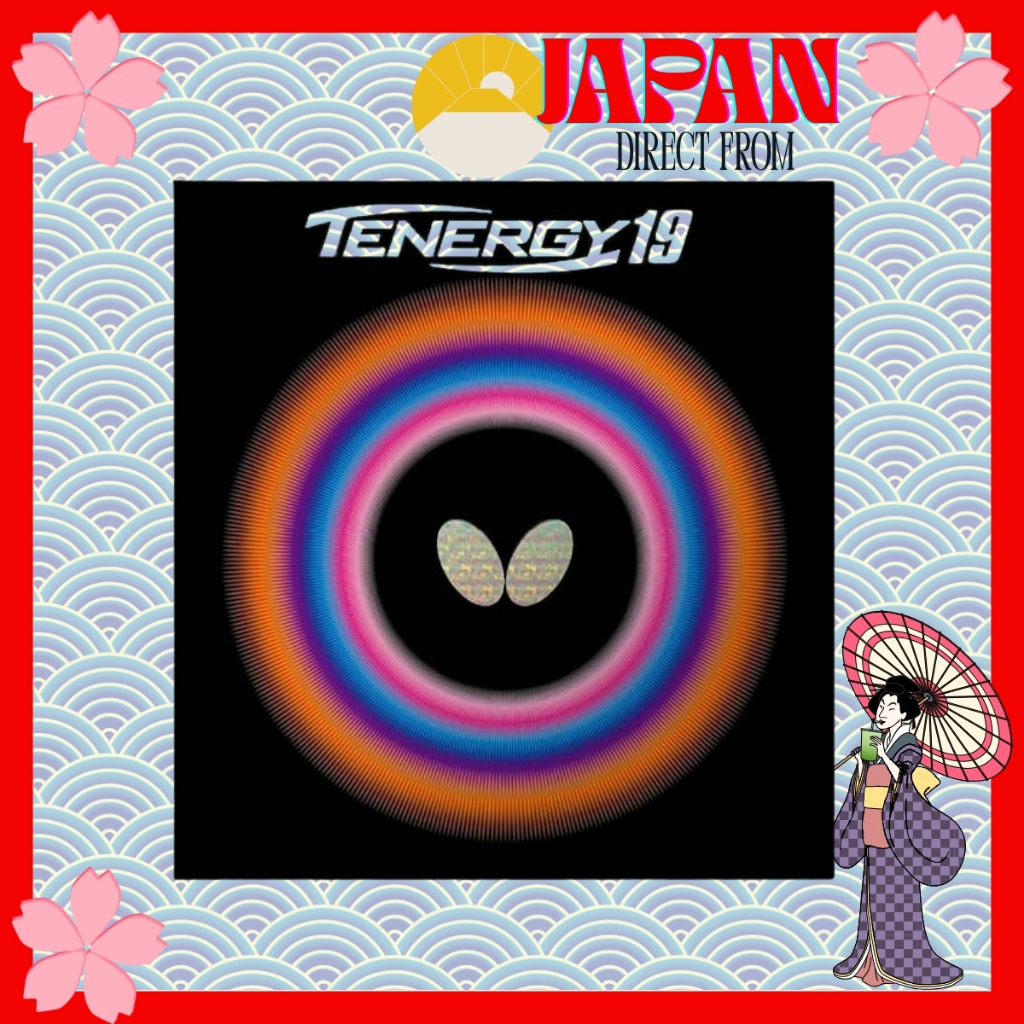 【Direct from Japan】Butterfly Tenergy 19 Table Tennis Rubber 06090 – Spin, Speed & Precision Combined