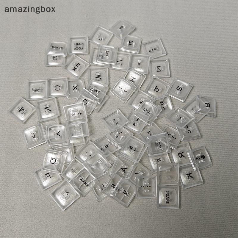 70 Teclas Chofox CFX Branco Transparente Baixo Perfil PBT Keycaps Para Kailh Choc V1 Teclado Mecânico Ultra Fino 1u Keyc
