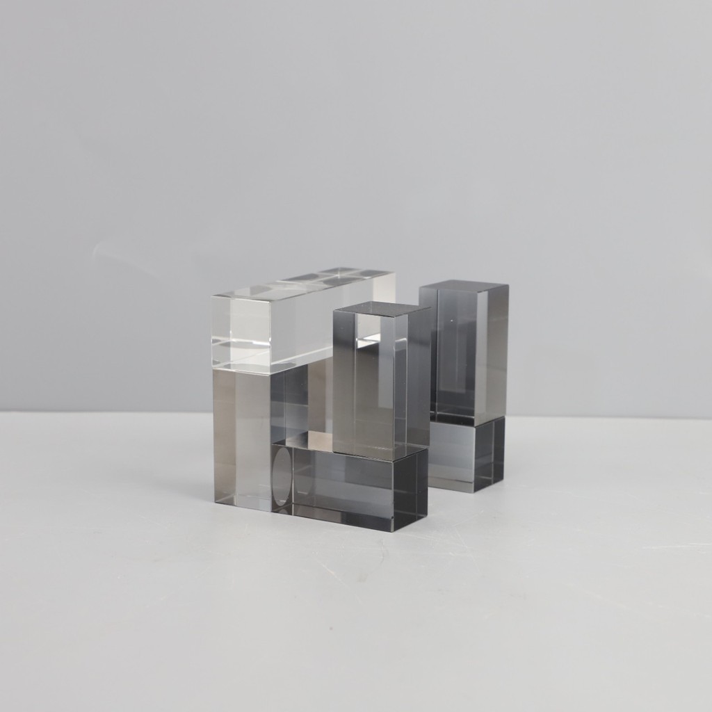 FDAC Modern minimalist three-dimensional crystal mosaic square ornaments for entryway, living room, study, desktop, mode