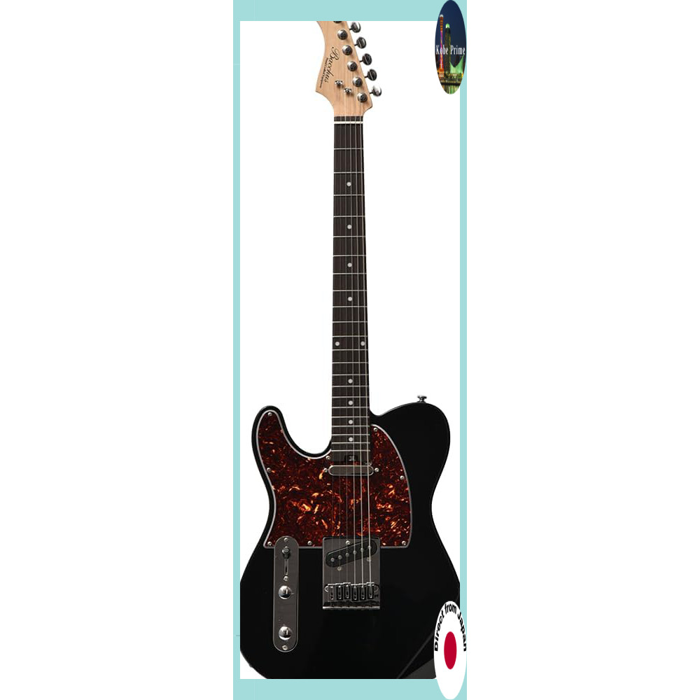 BACCHUS Left-Handed Global Series Telecaster Type Electric Guitar (OWH/BLK)