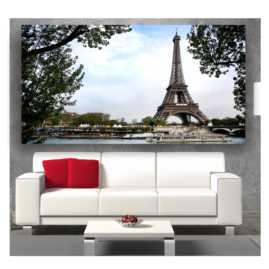 Papel De Parede Painel Paris Londres Adesivo 2m² Eiffel S107