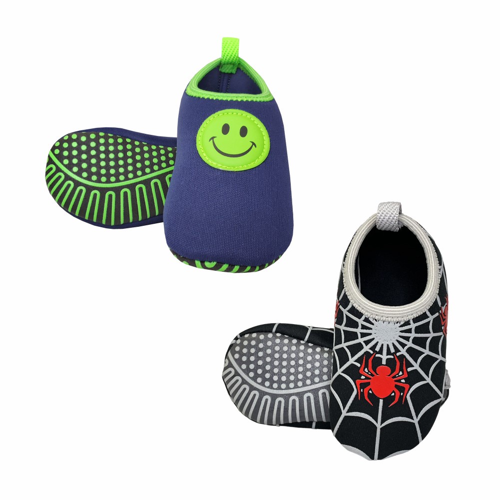 Kit Infantil Sapatilha Menino Antiderrapante Macia Meia Conforto Calce Fácil Magicc S098/S107