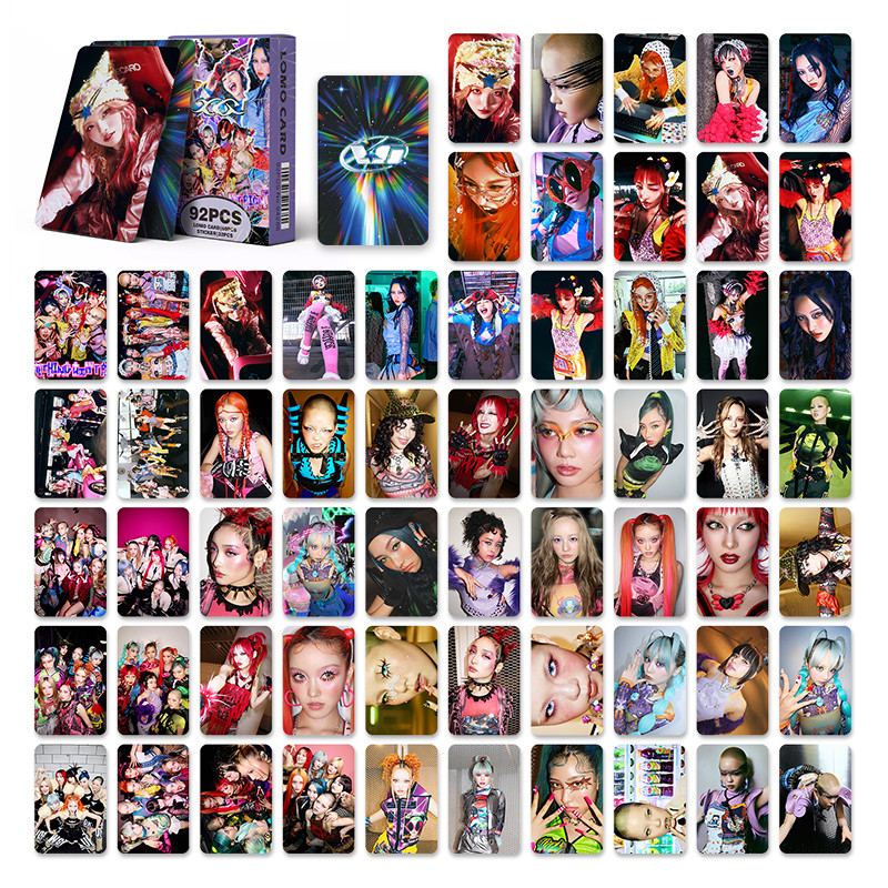 50-92pcs XG Cartão Lomo Laser Holográfico Kpop Photocards Esquerda Direita Japão Girl Group JURIN CHISA HINATA HARVEY JU