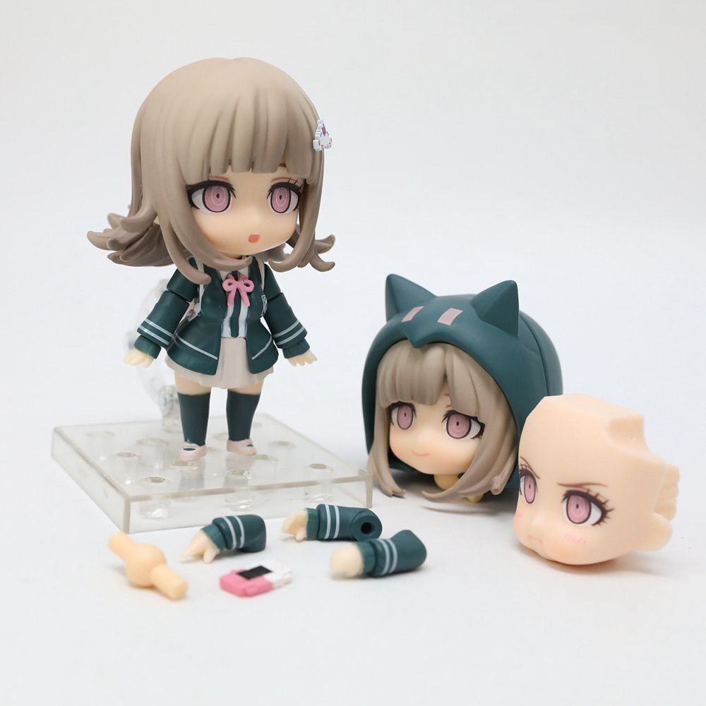 Figura Nendoroid do jogo Super Danganronpa, modelo de 10cm de Minami Chisa 2227 com rosto articulado, modelo em PVC ver