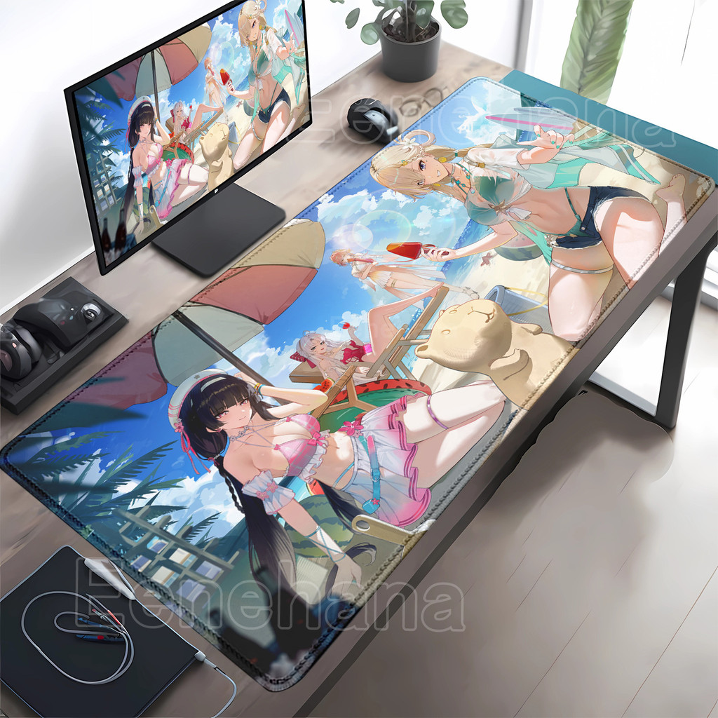 Chisa Wuthering Ondas Mouse Pad Tapete De Jogos PC Escritórios Acessórios Antiderrapante Mesa De Borracha Impressão HD O