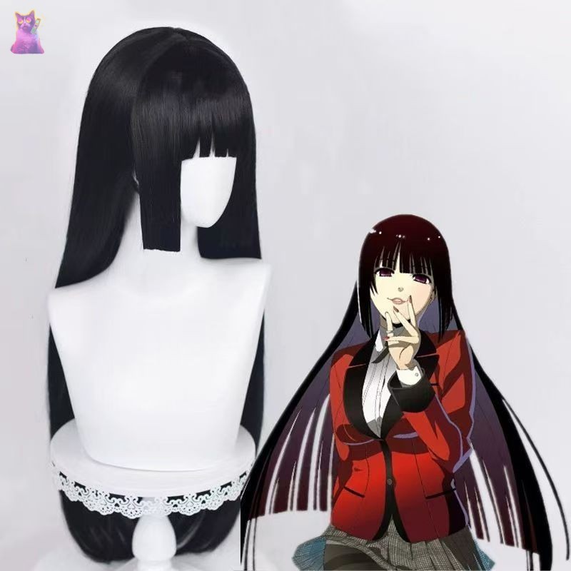 Peruca Cosplay Wuthering Waves Chisa-Cabelo Sintético Longo E Resistente Ao Calor De 85 Cm