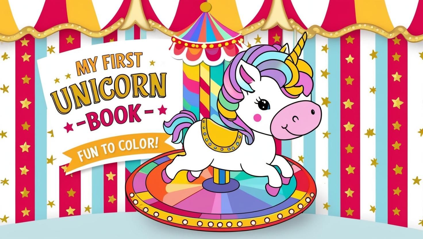 ????✨My First Unicorn Book - Fun To Color!