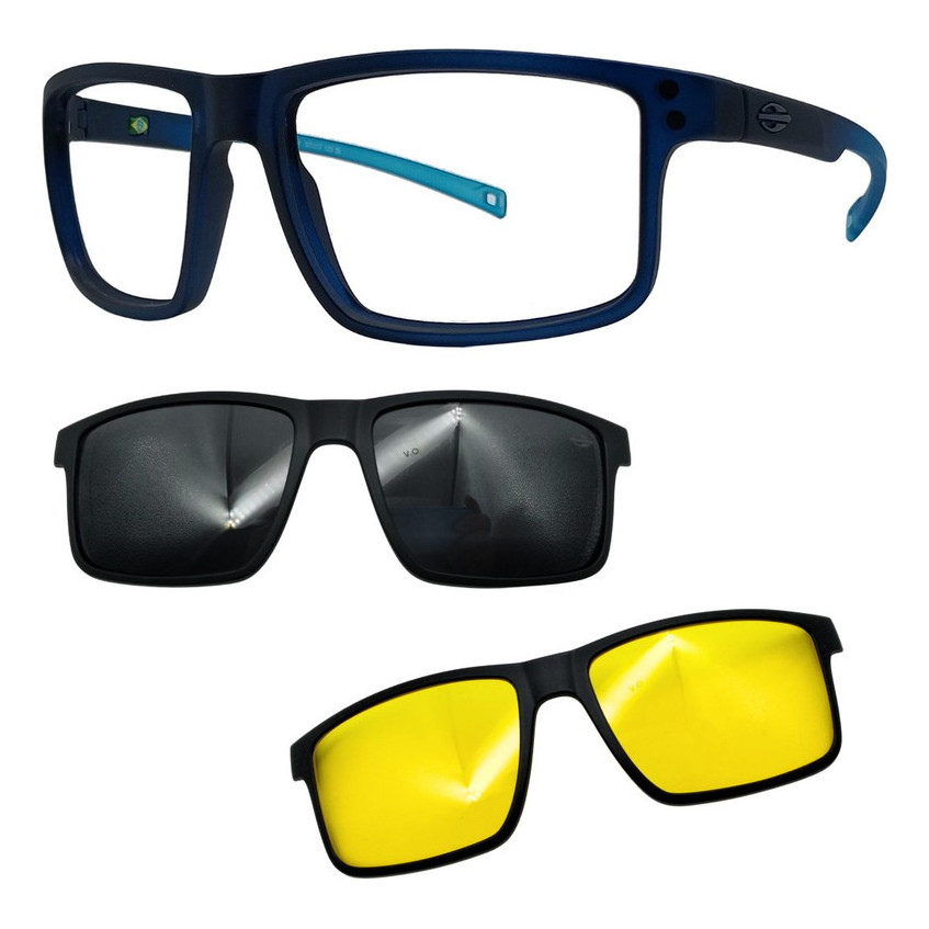 Oculos Mormaii 6127 Swap 5 Kc6 Com 2 Clipons - Escolha a sua Combinação