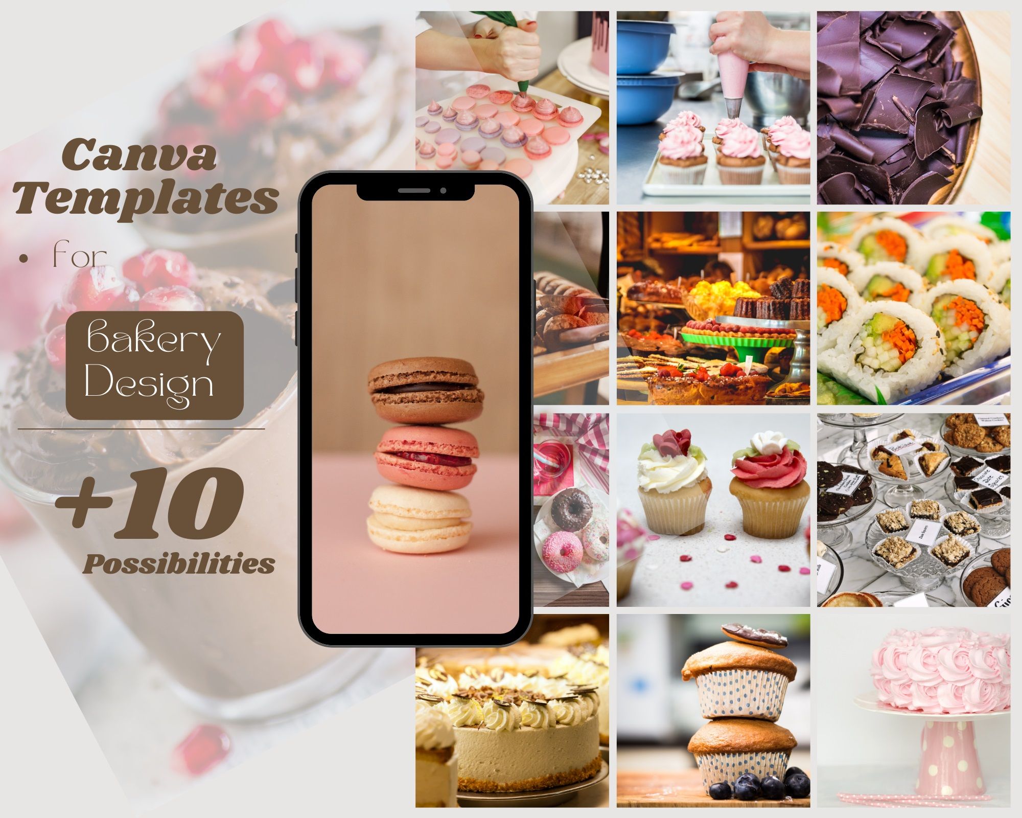 Canva Template bakery +10 possibilities