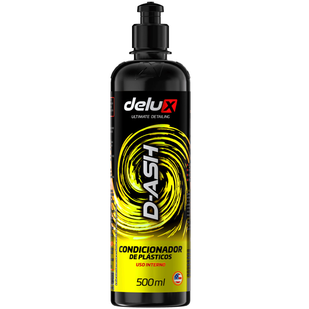 Delux D-Ash 500ml Condicionador para Plásticos Hidrata, Protege e Renova com Acabamento Uniforme