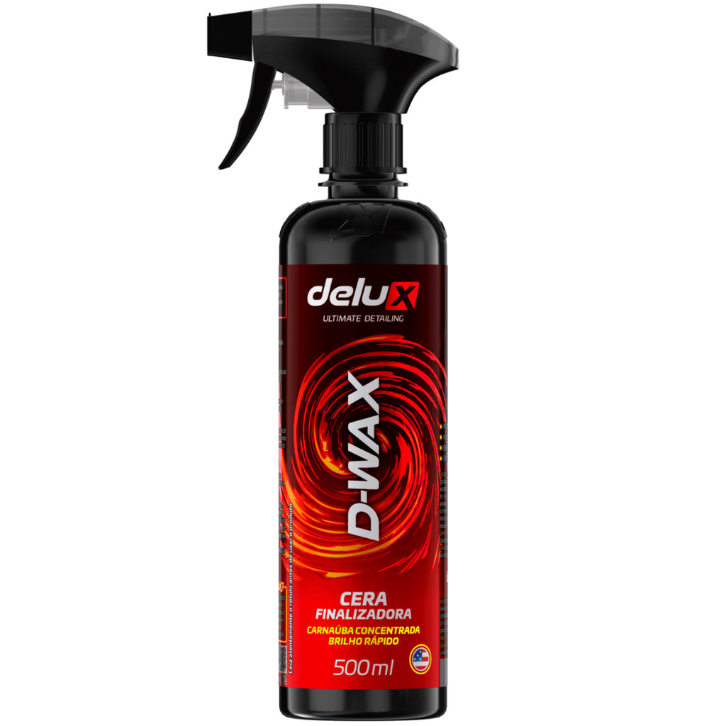 Delux D-Wax 500ml Brilho e Proteção para Pintura com Acabamento Impecável e Fácil Aplicação