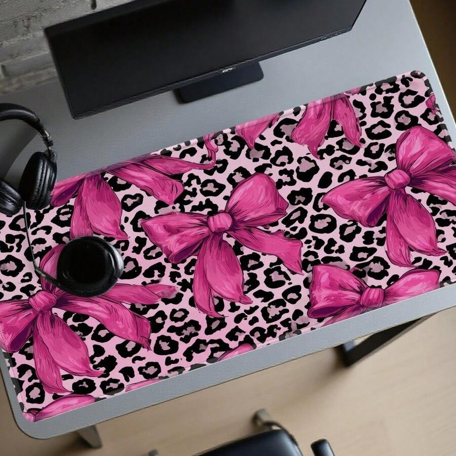 Mousepad Estendido 80x30 e 90x40 Animal Print Oncinha - Mouse Pad Sofisticado Para Setup
