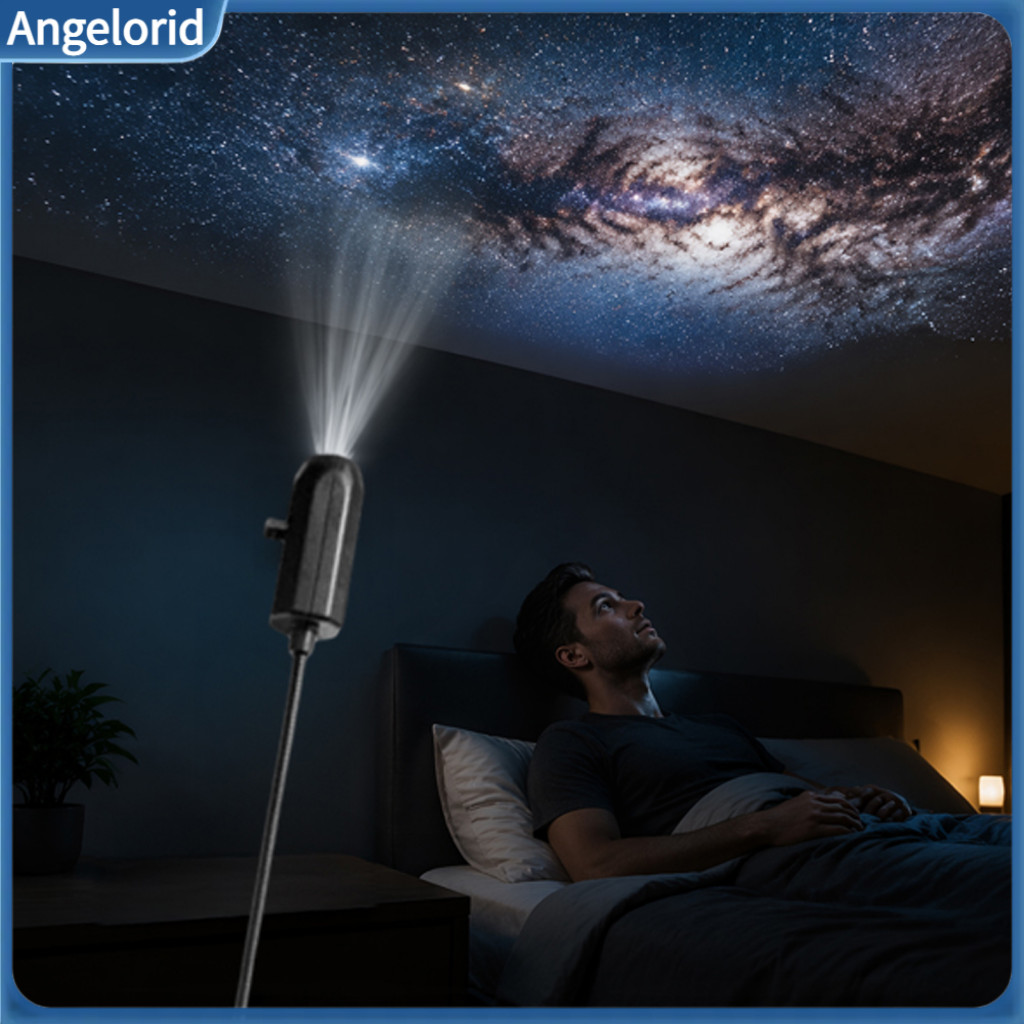 Flexible Hose Projection Lamp Starry Sky Projector Star Night Light Usb Nebula with Interchangeable Slides Bedroom Car D