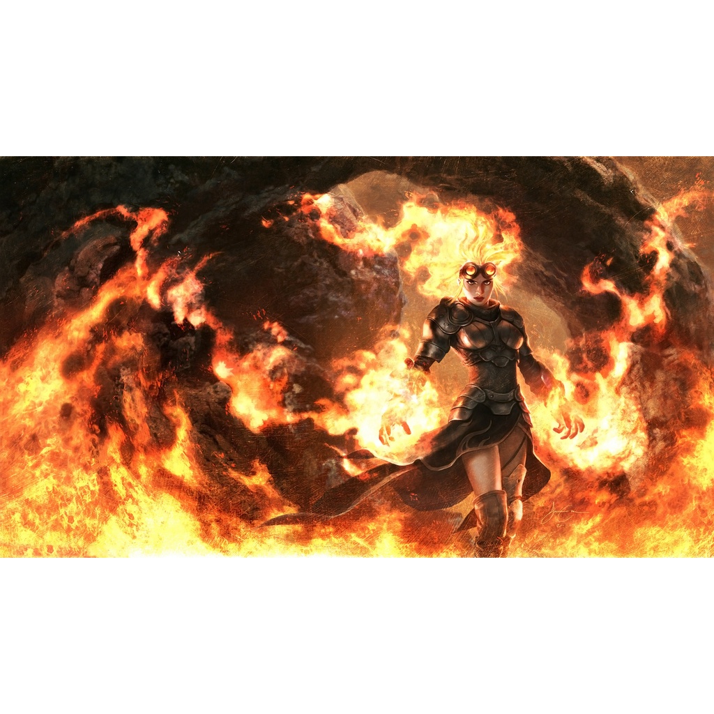 Playmat E/ou Mousepad Gamer Chandra Nalaar de Magic the Garthening  (58cm x 30cm)