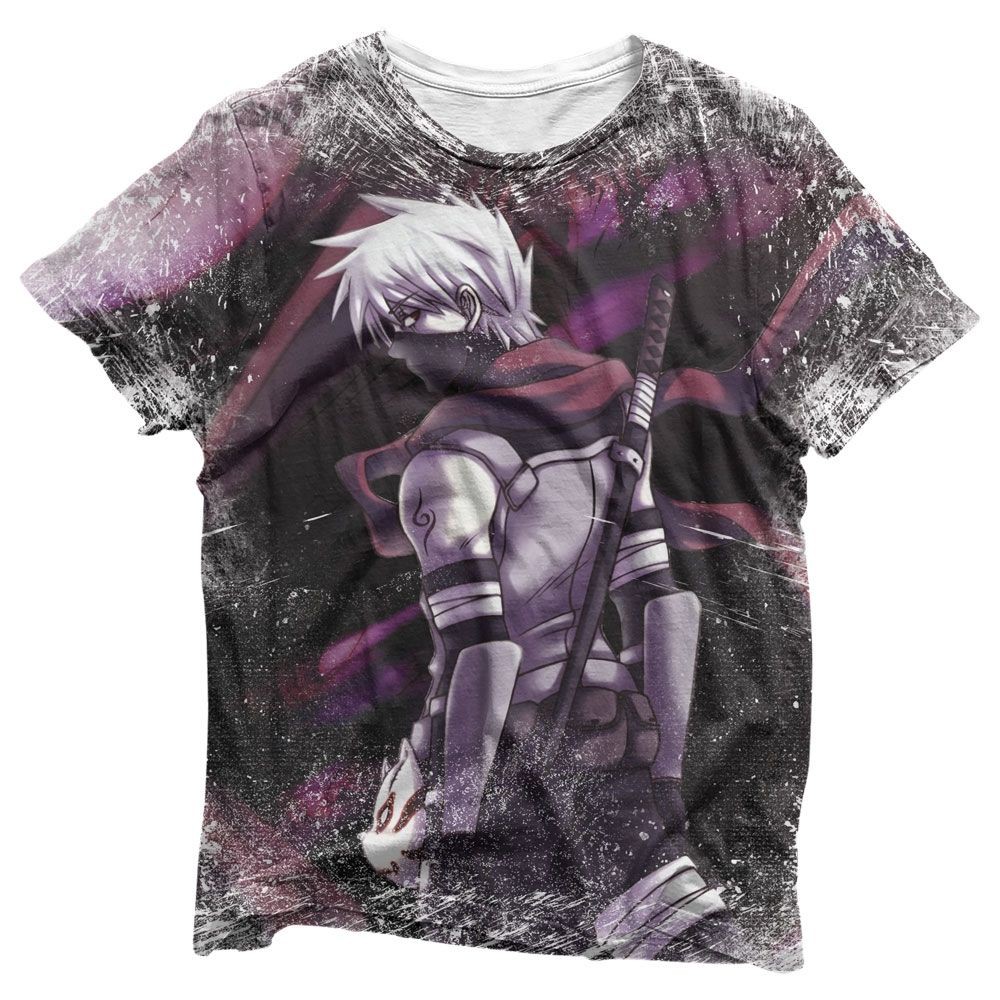 Camisa Kakashi Anbu - Camisas Naruto Estampa Total