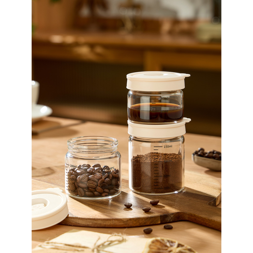 Café líquido Sub-engarrafamento Espresso líquido café em pó feijão dedicado Mini garrafa de vidro pequeno frasco selado