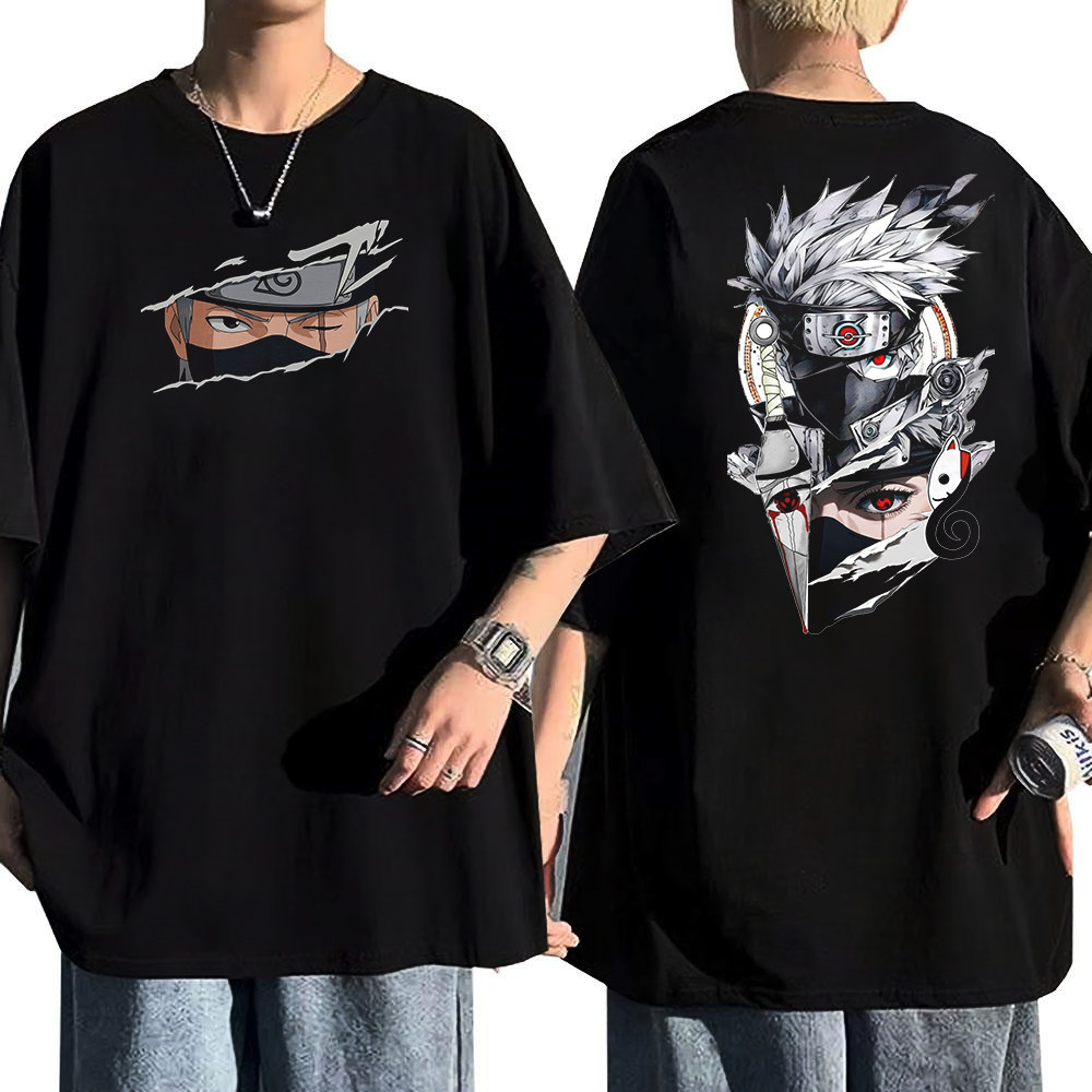 Camiseta Masculina Feminina Kakashi Hatake Naruto T-shirt Unissex Streetwear Envio Imediato