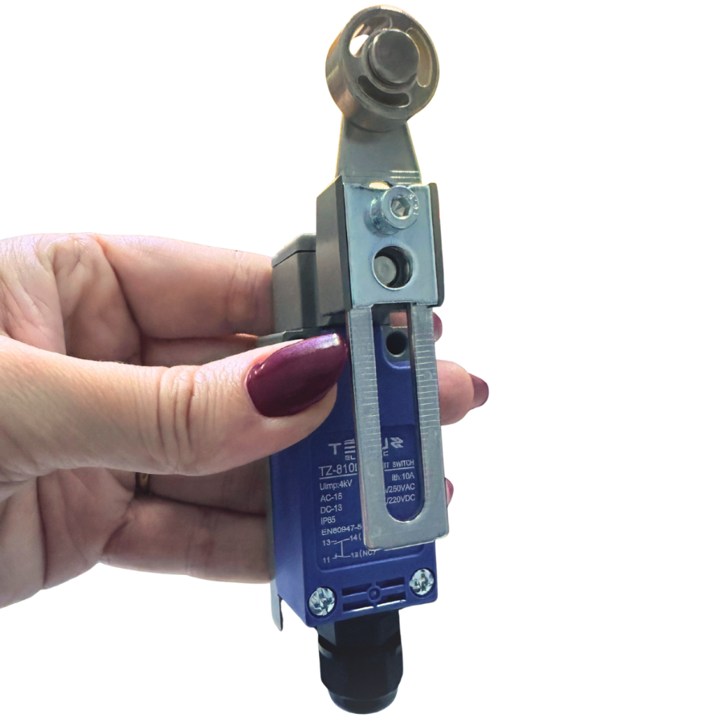 Chave Limit Switch C/ Atuador Alavanca Ajustável Com Rolete