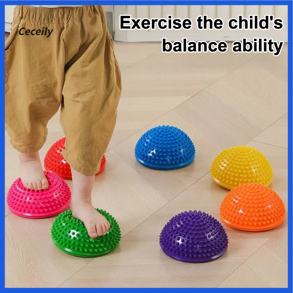 Foot Tactile Stimulation Ball Development Toy Balance Anti-slip Thickened Base with Hemispheric Massage Design – Non-t