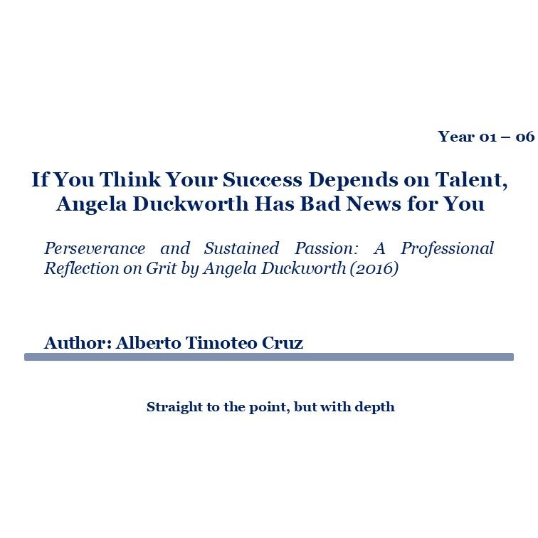 If You Think Your Success Depends on Talent, Angela Duckworth Has Bad News for You
