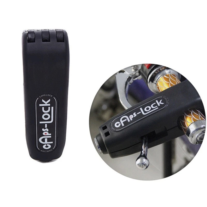 Trava Moto Cadeado de Manete Manopla Freio e Acelerador Segurança Caps Lock Bike Quadriciclo Jetsky