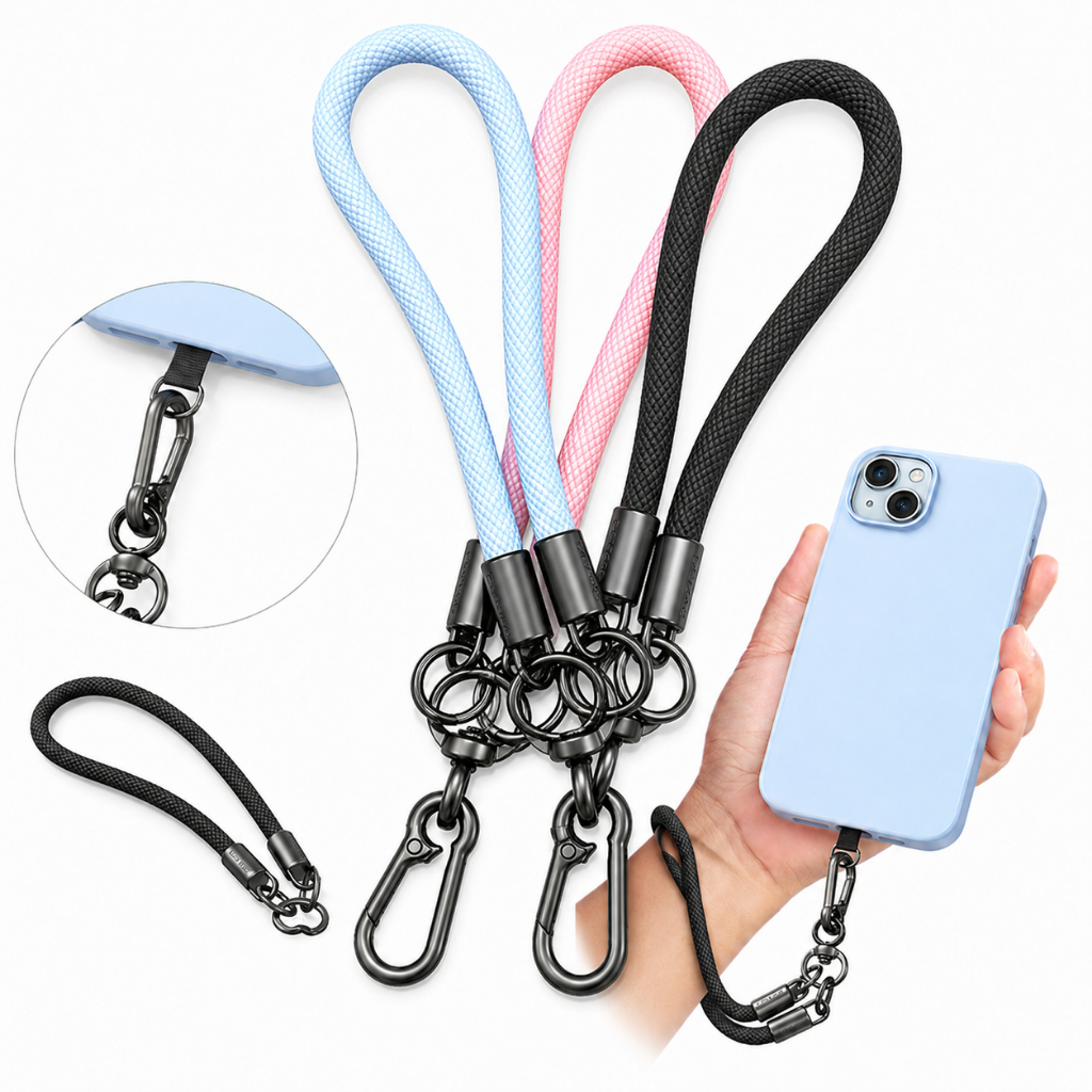 Correia Cordão de Pulso Segurança Antiqueda para iPhone, Samsung, Celular/Smartphone
