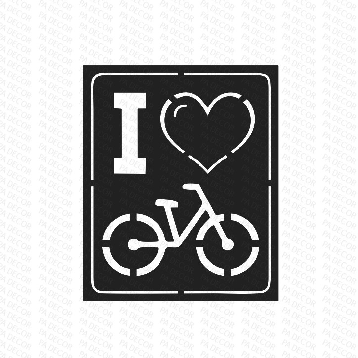 Quadro Bike Love MTB Speed Bicicleta Decoração MDF 2mm Vazado