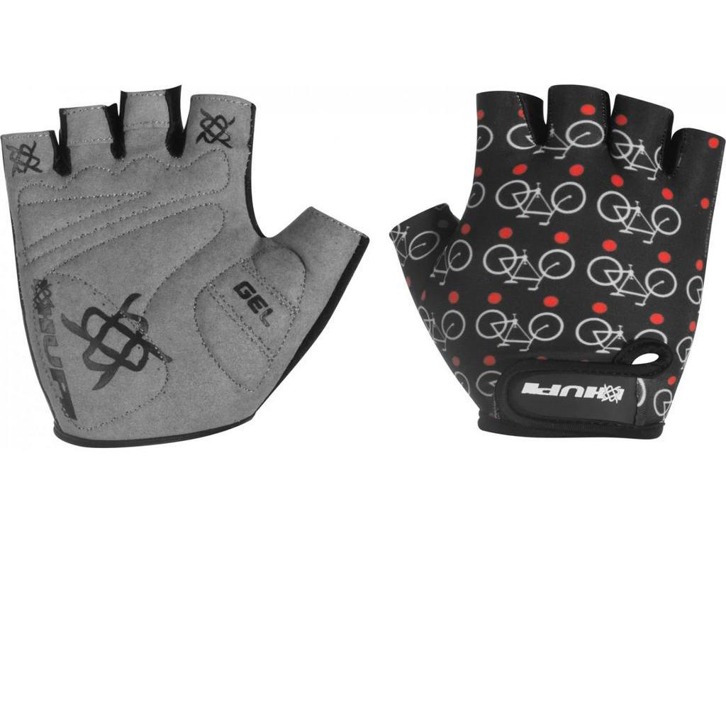 Luva Ciclismo Hupi Mtb Speed Bike Love Bike Preto