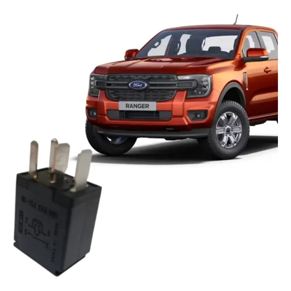 Rele Multifunção 5 Terminais 40amp (preto) Ford Ranger 13/23
