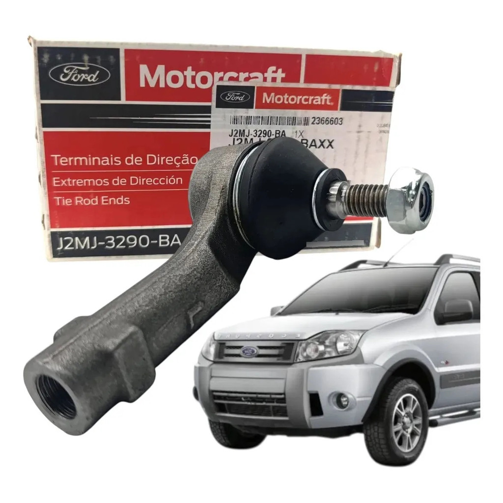 Terminal Direção Hidraulica L E - Ford Ecosport - 10/12 Orig