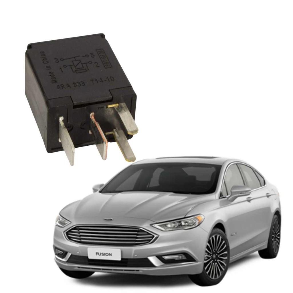 Rele Multifunção 5 Terminais 40amp (preto) Ford Fusion 12/18